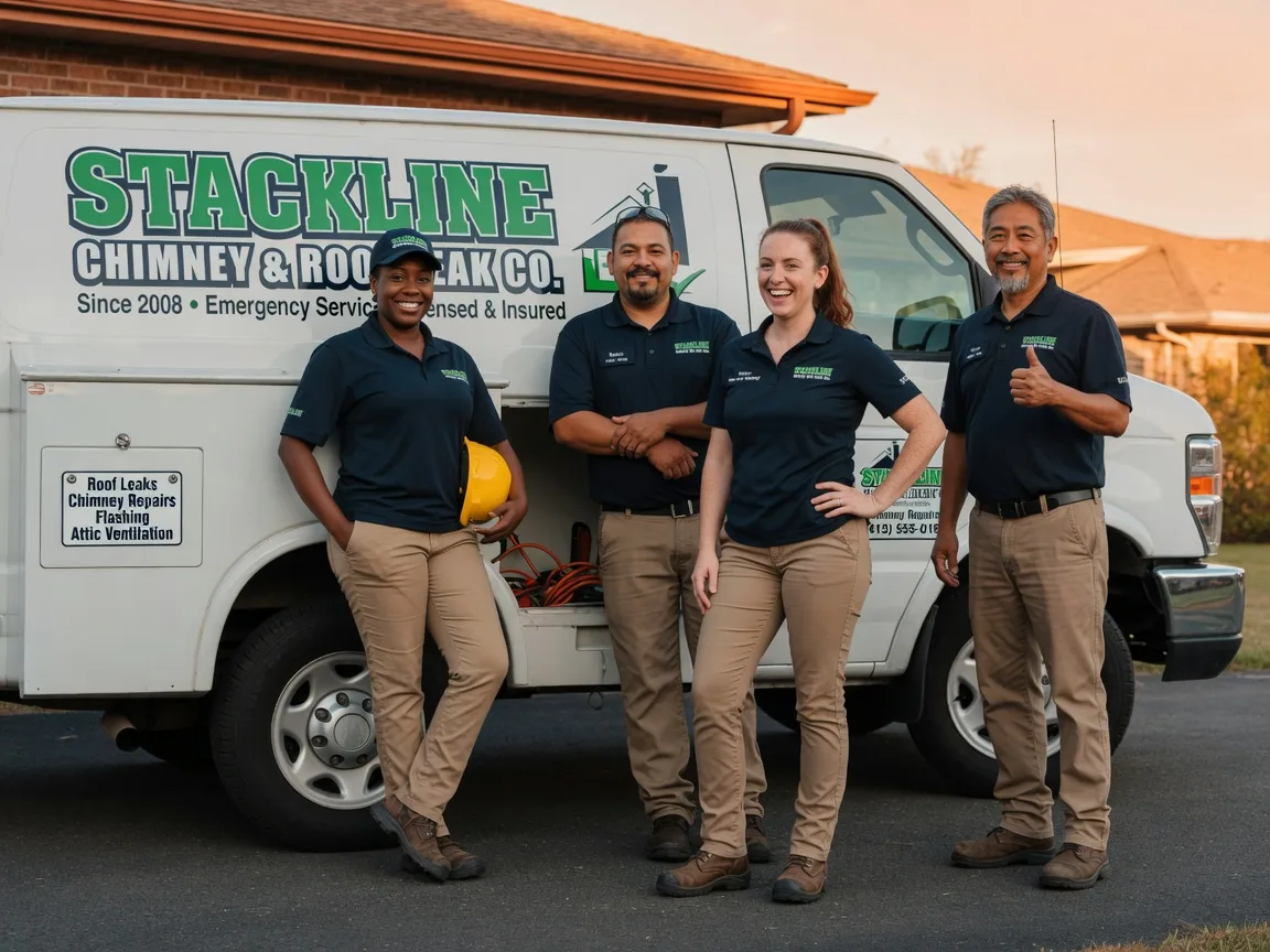 Chimney flashing repair company in Belleville, WV